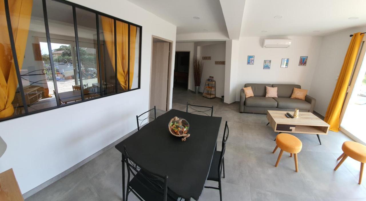 T2 Propriano Vue Mer, Neuf, Climatise Et Classe 3 Etoiles Viggianello Kültér fotó