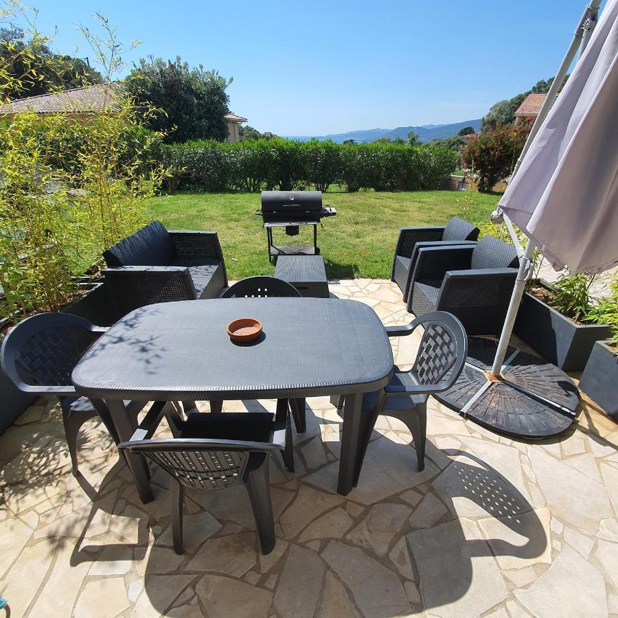 T2 Propriano Vue Mer, Neuf, Climatise Et Classe 3 Etoiles Viggianello Kültér fotó